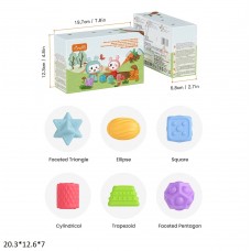 Текстурные игрушки Tumama TM195 геометрические фигуры 6 шт Текстурные игрушки Tumama TM195 геометрические фигуры 6 шт