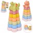 Дитяча піраміда BabyToys 638-115 динозавр 6 кілець 17см