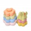Дитяча піраміда BabyToys 638-115 динозавр 6 кілець 17см