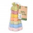 Дитяча піраміда BabyToys 638-115 динозавр 6 кілець 17см