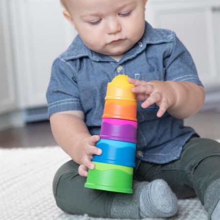 Пірамідка Fat Brain Toys dimpl stack Чашки F293ML