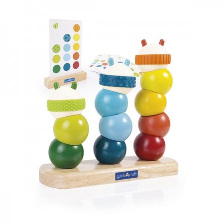 Пирамидка Guidecraft Manipulatives Гусеницы G6731