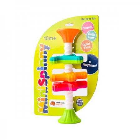 Пирамидка-спиннер Fat Brain Toys MiniSpinny тактильная F134ML