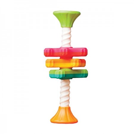 Пірамідка-спінер Fat Brain Toys MiniSpinny тактильна FA134-1