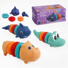 Детская пирамидка BabyToys 1166 с текстурными элементами