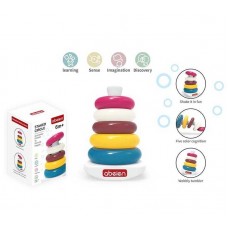 Детская пирамидка BabyToys 52042 разноцветная 5 колец Детская пирамидка BabyToys 52042 разноцветная 5 колец