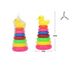 Детская пирамидка BabyToys 6182-2 Качечка 8 элементов