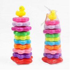 Детская пирамидка BabyToys 8032-10 с фигуркой, 10 колец Детская пирамидка BabyToys 8032-10 с фигуркой, 10 колец