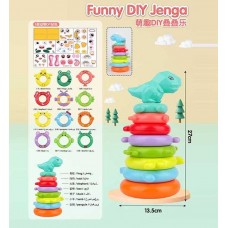 Детская пирамидка BabyToys KD 822-23, 7 уровней, пластик