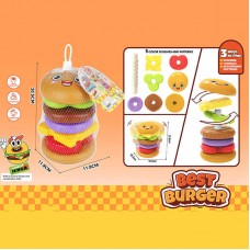 Детская пирамидка BabyToys KD 828 B разноцветная пластмасса