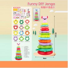 Детская пирамидка BabyToys KD 829-37, 44 см, 13 элементов