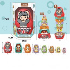 Детская пирамидка-матрешка BabyToys TW8836 разноцветная 8шт