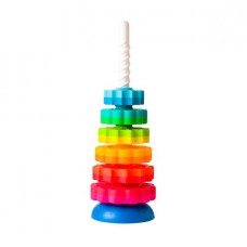 Винтовая пирамидка Fat Brain Toys SpinAgain тактильная F110ML 