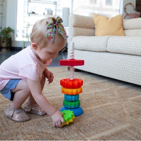 Винтовая пирамидка Fat Brain Toys SpinAgain тактильная F110ML
