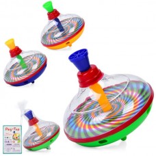 Дитяча юла BabyToys 850-1 15см різнокольорова пластикова Дитяча юла BabyToys 850-1 15см різнокольорова пластикова