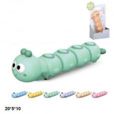 Заводна гусениця BabyToys K999-KY11 з 6 колесами пластмасова Заводна гусениця BabyToys K999-KY11 з 6 колесами пластмасова