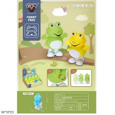 Заводная игрушка BabyToys Жабеня 221-5 разные цвета