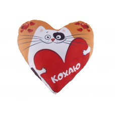 Сердце влюбленный котенок, Размер 33x35x11см, Копиця 00387-7 Сердце влюбленный котенок, Размер 33x35x11см, Копиця 00387-7