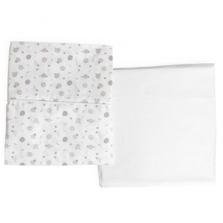 Комплект постільної білизни Chicco Next2Me Cotton, 50х83 см арт. 01129.21 колір Білий Комплект постільної білизни Chicco Next2Me Cotton, 50х83 см арт. 01129.21 колір Білий