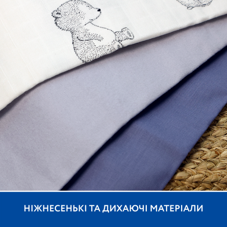 Набір пелюшок Piccolino Animals, 80х100 см, 3 шт. арт. 202507.01.1 колір Синій Набір пелюшок Piccolino Animals, 80х100 см, 3 шт. арт. 202507.01.1 колір Синій