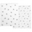 Простынь на резинке Chicco Next2Me Twins Bamboo, 44x76 см, 2 шт. арт. 01126 цвет Белый