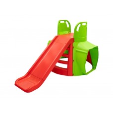 Горка с туннелем красно-зеленая Doloni Toys 01470/13 Горка с туннелем красно-зеленая Doloni Toys 01470/13