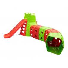 Горка детская, 01470-3, с туннелем, Doloni Toys