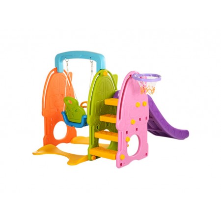Горка-качель пластиковая Bambi B0903-4 Горка-качель пластиковая Bambi B0903-4