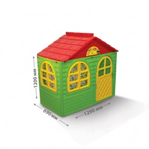 Дом со шторками DOLONI-TOYS 1280х270х860 см