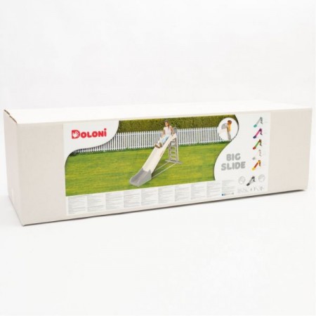 DOLONI-TOYS "Горка большая" артикул 014550/17 Размер:
Длина - 114 см
Ширина - 47 см
Высота - 240 см
Высота спуска - 243 см
Максимальный вес ребенка: 40 кг DOLONI-TOYS "Горка большая" артикул 014550/17 Размер:
Длина - 114 см
Ширина - 47 см
Высота - 240 см
Высота спуска - 243 см
Максимальный вес ребенка: 40 кг