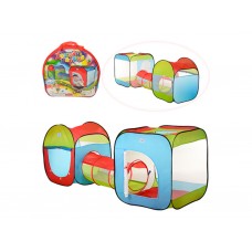 Палатка игровая с тоннелем M 2503 240-74-84 см, 2 входа, BabyToys