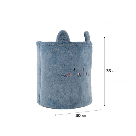 Кошик для зберігання плюшевий Cute Cat 30х35 см, Kite K24-3100L-2 Кошик для зберігання плюшевий Cute Cat 30х35 см, Kite K24-3100L-2