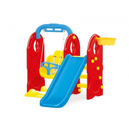 Детская игровая площадка горка с качелей 4в1, DOLU Toy Factory 3023