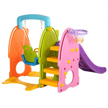 Детская горка-качель Bambi B0903-4 пластиковая 160см