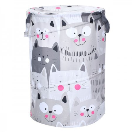 Корзина для игрушек M 3731 крыша, 2 ручки, 3вида (диам.40см,высота52см, крыша застежка молния/ диам.40см, высота 52см, крыша-отверстие / диам.37см, высота 50см, крыша-отверстие), микс принтов, в кульке Корзина для игрушек M 3731 крыша, 2 ручки, 3вида (диам.40см,высота52см, крыша застежка молния/ диам.40см, высота 52см, крыша-отверстие / диам.37см, высота 50см, крыша-отверстие), микс принтов, в кульке
