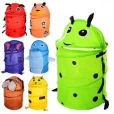 Корзина для игрушек BabyToys M 1039 с крышкой пластиковая Корзина для игрушек BabyToys M 1039 с крышкой пластиковая