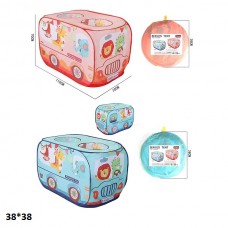 Детская палатка BabyToys животные 2 колеса сумка 38х38см