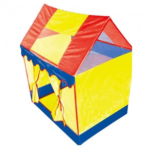 Палатка M 6119-1 домик, на колышках, вход на завязках, окна-сетки, в сумке