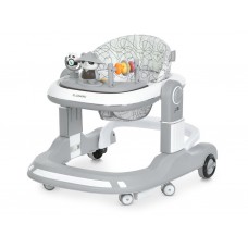 Ходунки 2 в 1 ME 1200 URSA Gray, пушер, музыка, свет, серый