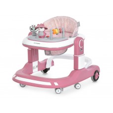 Ходунки 2 в 1 ME 1200 URSA Pink, пушер, музыка, свет, розовый