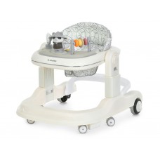 Ходунки 2 в 1 ME 1200 URSA White, пушер, музыка, свет, белый
