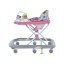 Ходунки El Camino ME 1215 SIMPLY Pink, музыкальные, 8 колес, стопор, на батарейках, розовые
