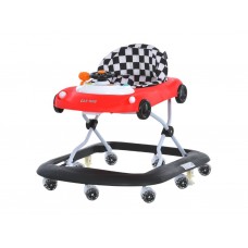 Ходунки El Camino ME 1216 CAR WAY Red-Black, музыка, стопор, 8 колес, El Camino