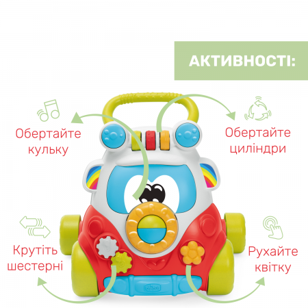Игрушка-ходунки 2 в 1 Eco+ "Happy Hipy Walker" арт. 11335.00