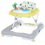 Ходунки ME 1103 PARADISE Yellow 3в1 муз.панель для ніг, пушер, кол4шт, муз, св, на батарейках, сiр-жовтий
