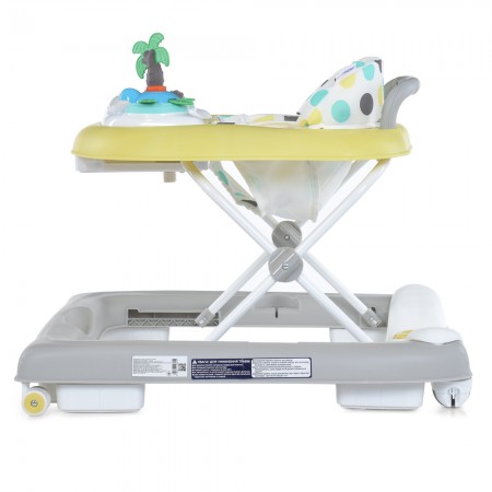 Ходунки ME 1103 PARADISE Yellow 3в1 муз.панель для ніг, пушер, кол4шт, муз, св, на батарейках, сiр-жовтий Ходунки ME 1103 PARADISE Yellow 3в1 муз.панель для ніг, пушер, кол4шт, муз, св, на батарейках, сiр-жовтий