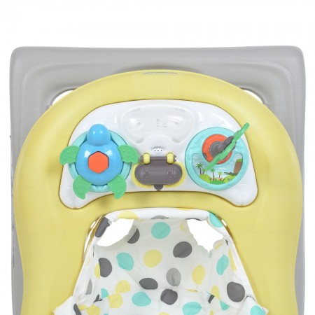 Ходунки ME 1103 PARADISE Yellow 3в1 муз.панель для ніг, пушер, кол4шт, муз, св, на батарейках, сiр-жовтий Ходунки ME 1103 PARADISE Yellow 3в1 муз.панель для ніг, пушер, кол4шт, муз, св, на батарейках, сiр-жовтий