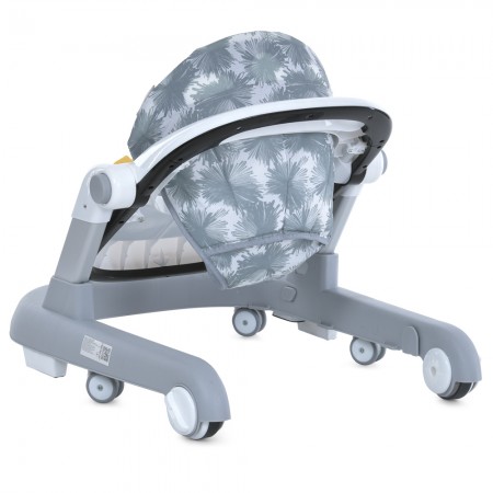 Ходунки ME 1163 MULTIWAY Gray 2в1 муз., пушер, колеса 6шт, муз, світло, на бат-ці, в кор, сірий