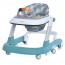 Ходунки ME 1163 MULTIWAY Mint 2в1 муз., пушер, колеса 6шт, муз, свет, на батарейках, в кор, м'ятний