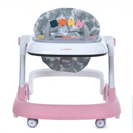Ходунки ME 1163 MULTIWAY Pink 2в1 муз., пушер, колеса 6шт, муз, свет, на батарейках, в кор, рожевий Ходунки ME 1163 MULTIWAY Pink 2в1 муз., пушер, колеса 6шт, муз, свет, на батарейках, в кор, рожевий